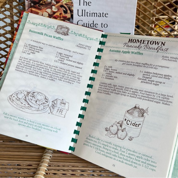 Hometown Harvest: Hardcover Cookbook Hearty Recipes Warm Fall Memories! - Picture 8 of 8
